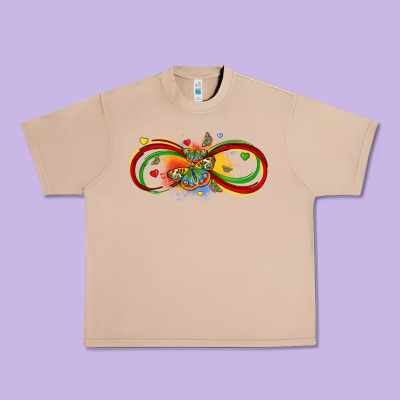 Butterfly Infinity Symbol Autism Urban Heavy Tee Designed By Lillyallendesigns