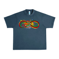 Midnight Navy butterfly infinity symbol autism Urban Heavy Tee - LillyAllenDesigns