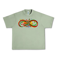 Oil Green butterfly infinity symbol autism Urban Heavy Tee - LillyAllenDesigns
