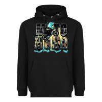 Black Moto mama Mother's Day Heavyweight Hoodie - FaDigitalArtStudio
