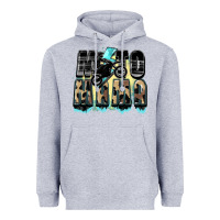 Heather Grey Moto mama Mother's Day Heavyweight Hoodie - FaDigitalArtStudio