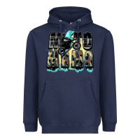 Navy Moto mama Mother's Day Heavyweight Hoodie - FaDigitalArtStudio