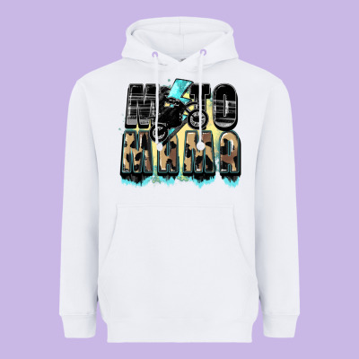 Moto Mama Mother's Day Heavyweight Hoodie Designed By Fadigitalartstudio