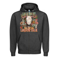 Charcoal Heather Last night we let the liquor talk Zipper Hoodie - HowdyJamesFarm