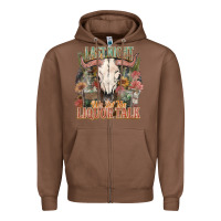 Chestnut Last night we let the liquor talk Zipper Hoodie - HowdyJamesFarm