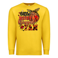 Lemon little sister biggest fan basketball Premium Sweatshirt - FaDigitalArtStudio