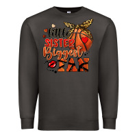 Smoke little sister biggest fan basketball Premium Sweatshirt - FaDigitalArtStudio
