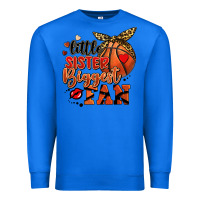 True Royal little sister biggest fan basketball Premium Sweatshirt - FaDigitalArtStudio