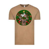 Vintage Coffee deer christmas Vintage Tee - BundleAndBundleShop