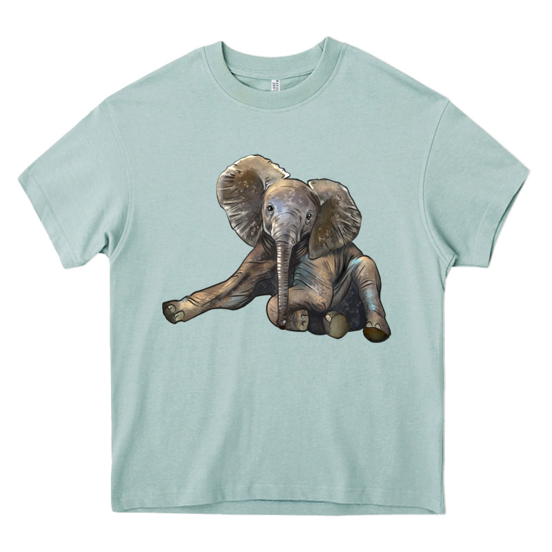Baby Elephant Heavy Core Tee by LillyAllenDesigns | Teevron