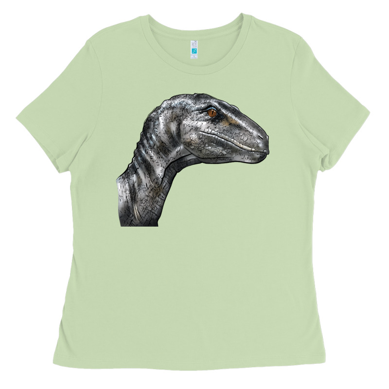 Velociraptor Face Ladies Tee by LillyAllenDesigns | Teevron