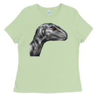 Matcha Velociraptor Face Ladies Tee - LillyAllenDesigns
