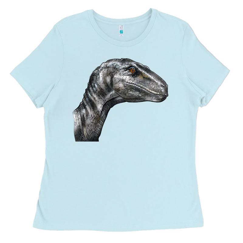Velociraptor Face Ladies Tee by LillyAllenDesigns | Teevron