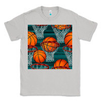 Moon Dust basketball hoop seamless pattern Classic Tee - BundleAndBundleShop