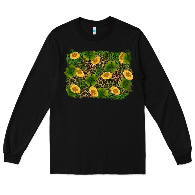 St Patricks Day Background Long Sleeve Tee by RanaPortraitStore | Teevron