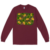 Burgundy st patricks day background Long Sleeve Tee - RanaPortraitStore