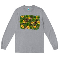 Heather Grey st patricks day background Long Sleeve Tee - RanaPortraitStore