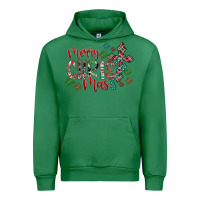 Emerald Merry Christmas Urban Hoodie - CowhideDigitalArt