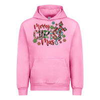 Fuchsia Pink Merry Christmas Urban Hoodie - CowhideDigitalArt