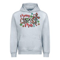 Heather Grey Merry Christmas Urban Hoodie - CowhideDigitalArt