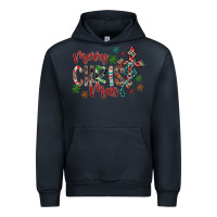 Navy Merry Christmas Urban Hoodie - CowhideDigitalArt