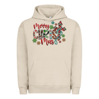 Pigment French Oak Merry Christmas Urban Hoodie - CowhideDigitalArt