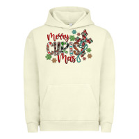Pigment Pistachio Merry Christmas Urban Hoodie - CowhideDigitalArt