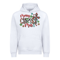 White Merry Christmas Urban Hoodie - CowhideDigitalArt