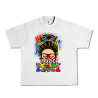 Lunar Rock autism mom messy bun Urban Heavy Tee - LillyAllenDesigns