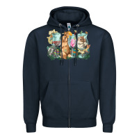 Navy Easter Day wine glasses bunny Zipper Hoodie - HowdyJamesFarm