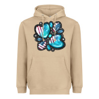 Mushroom American gemstone Heavyweight Hoodie - FaDigitalArtStudio
