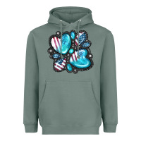Sage American gemstone Heavyweight Hoodie - FaDigitalArtStudio