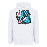 White American gemstone Heavyweight Hoodie - FaDigitalArtStudio