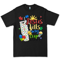 Black autism jesus fills my cup Premium Tee - MaliasSmallBusiness
