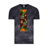 Cloud Black American football dad pen wrap Vintage Tee - BundleAndBundleShop