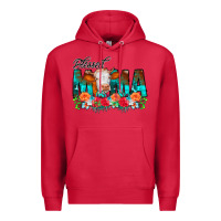 Cardinal Blessed Mama Flowers Cow Premium Hoodie - CowCowDesign