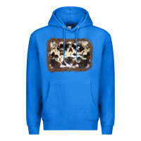 True Royal Cowhide Leopard Background Premium Hoodie - JahusDesignShop