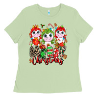 Matcha Merry Christmas unicorns Ladies Tee - NancyCooperArtShop
