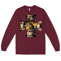 Burgundy Bronc Rider Long Sleeve Tee - Bettercallsaul
