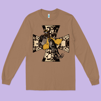 Bronc Rider Long Sleeve Tee Designed By Bettercallsaul