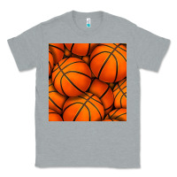 Heather Grey basketball seamless pattern Classic Tee - BundleAndBundleShop