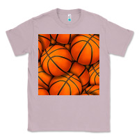 Lilac basketball seamless pattern Classic Tee - BundleAndBundleShop