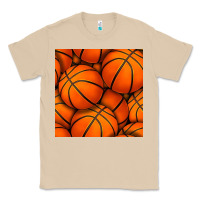 Mushroom basketball seamless pattern Classic Tee - BundleAndBundleShop