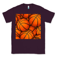 Plum basketball seamless pattern Classic Tee - BundleAndBundleShop