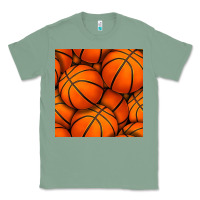 Sage basketball seamless pattern Classic Tee - BundleAndBundleShop