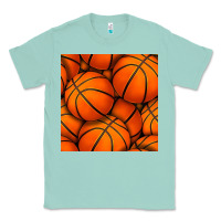 Seafoam basketball seamless pattern Classic Tee - BundleAndBundleShop
