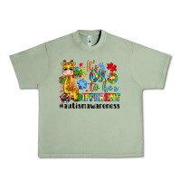Oil Green it s ok to be different giraffe Urban Heavy Tee - LillyAllenDesigns