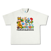 Pistachio it s ok to be different giraffe Urban Heavy Tee - LillyAllenDesigns