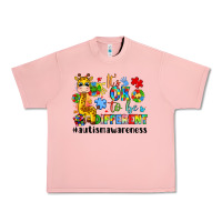 Salmon it s ok to be different giraffe Urban Heavy Tee - LillyAllenDesigns