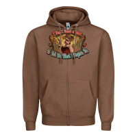 Chestnut I don't need a man Cowgirl western Zipper Hoodie - HowdyJamesFarm